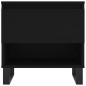 vidaXL Tavolino da Salotto Nero 50x46x50 cm in Legno Multistrato