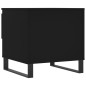 vidaXL Tavolino da Salotto Nero 50x46x50 cm in Legno Multistrato
