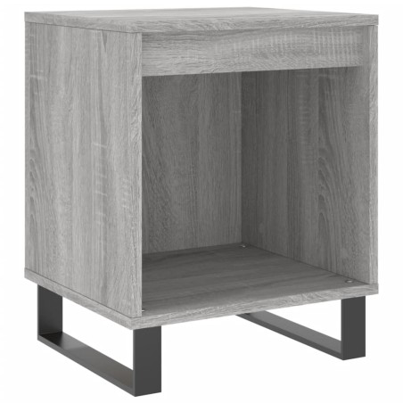vidaXL Comodino Grigio Sonoma 40x35x50 cm in Legno Multistrato