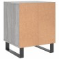 vidaXL Comodino Grigio Sonoma 40x35x50 cm in Legno Multistrato vidaXL Comodino Grigio Sonoma 40x35x50 cm in Legno Multistrato