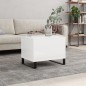 vidaXL Tavolino Salotto Bianco Lucido 60x44,5x45 cm Legno Multistrato