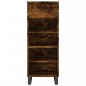 vidaXL Scarpiera Rovere Fumo 40x36x105 cm in Legno Multistrato
