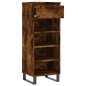 vidaXL Scarpiera Rovere Fumo 40x36x105 cm in Legno Multistrato