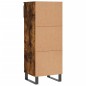 vidaXL Scarpiera Rovere Fumo 40x36x105 cm in Legno Multistrato