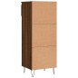 vidaXL Scarpiera Rovere Marrone 40x36x105 cm in Legno Multistrato vidaXL Scarpiera Rovere Marrone 40x36x105 cm in Legno Multistrato