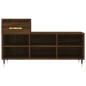 vidaXL Scarpiera Rovere Marrone 102x36x60 cm in Legno Multistrato vidaXL Scarpiera Rovere Marrone 102x36x60 cm in Legno Multistrato
