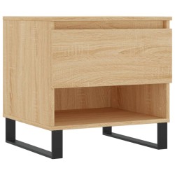 vidaXL Tavolino Rovere Sonoma 50x46x50 cm in Legno Multistrato
