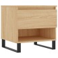 vidaXL Tavolino Rovere Sonoma 50x46x50 cm in Legno Multistrato vidaXL Tavolino Rovere Sonoma 50x46x50 cm in Legno Multistrato