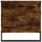 vidaXL Tavolino da Salotto Rovere Fumo 90x44,5x45 cm Legno Multistrato
