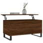 vidaXL Tavolino Salotto Rovere Marrone 90x44,5x45 cm Legno Multistrato