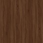 Tavolino Rovere Marrone 80x45x45 cm Legno Multistrato e Ferro Tavolino Rovere Marrone 80x45x45 cm Legno Multistrato e Ferro