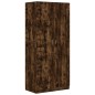 Armadio Rovere Fumo 90x52x200 cm in Legno Multistrato Armadio Rovere Fumo 90x52x200 cm in Legno Multistrato