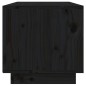 Mobile Porta TV Nero 60x35x35 cm in Legno Massello di Pino Mobile Porta TV Nero 60x35x35 cm in Legno Massello di Pino