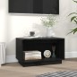 Mobile Porta TV Nero 60x35x35 cm in Legno Massello di Pino Mobile Porta TV Nero 60x35x35 cm in Legno Massello di Pino