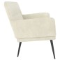 Panca Crema 108x79x79 cm in Velluto Panca Crema 108x79x79 cm in Velluto