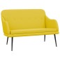 Panca Giallo Chiaro 110x76x80 cm in Tessuto Panca Giallo Chiaro 110x76x80 cm in Tessuto