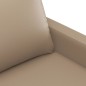 vidaXL Set di Divani 3 pz con Cuscini cappuccino in Similpelle vidaXL Set di Divani 3 pz con Cuscini cappuccino in Similpelle