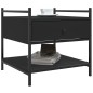 vidaXL Tavolino da Salotto Nero 50x50x50 cm in Legno Multistrato
