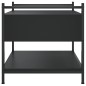 vidaXL Tavolino da Salotto Nero 50x50x50 cm in Legno Multistrato