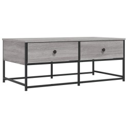 vidaXL Tavolino da Salotto Grigio Sonoma 100x51x40cm Legno Multistrato