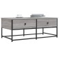 vidaXL Tavolino da Salotto Grigio Sonoma 100x51x40cm Legno Multistrato