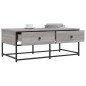 vidaXL Tavolino da Salotto Grigio Sonoma 100x51x40cm Legno Multistrato