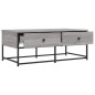 vidaXL Tavolino da Salotto Grigio Sonoma 100x51x40cm Legno Multistrato