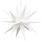 vidaXL Illuminazioni Stella Moravia con LED 3pz Pieghevoli Bianco 43cm