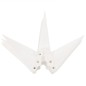 vidaXL Illuminazioni Stella Moravia con LED 3pz Pieghevoli Bianco 43cm
