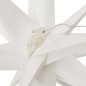 vidaXL Illuminazioni Stella Moravia con LED 3pz Pieghevoli Bianco 43cm