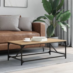 vidaXL Tavolino da Salotto Rovere Sonoma 100x50x35cm Legno Multistrato