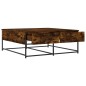 vidaXL Tavolino da Salotto Rovere Fumo 100x99x40 cm Legno Multistrato