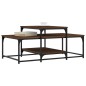 vidaXL Tavolino Salotto Rovere Marrone 102x60x45cm Legno Multistrato