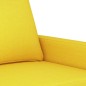 vidaXL Divano a 3 Posti Giallo Chiaro 180 cm in Tessuto