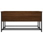 vidaXL Tavolino da Salotto Rovere Marrone 80x80x40cm Legno Multistrato