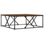 vidaXL Tavolino da Salotto Nero 100x100x40 cm in Legno Multistrato