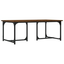 vidaXL Tavolino da Salotto Rovere Marrone 90x50x35cm Legno Multistrato