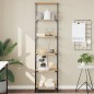 vidaXL Libreria Rovere Sonoma 50x33x188,5 cm in Legno Multistrato vidaXL Libreria Rovere Sonoma 50x33x188,5 cm in Legno Multistrato