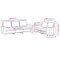 vidaXL Set di Divani 2 pz con Cuscini Tortora in Tessuto vidaXL Set di Divani 2 pz con Cuscini Tortora in Tessuto