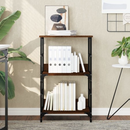 vidaXL Libreria Rovere Marrone 50x33x82 cm in Legno Multistrato