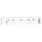 vidaXL Mobile Porta TV con Luci LED Bianco Lucido 230x36,5x40 cm vidaXL Mobile Porta TV con Luci LED Bianco Lucido 230x36,5x40 cm