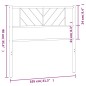 vidaXL Testiera in Metallo Bianco 100 cm vidaXL Testiera in Metallo Bianco 100 cm
