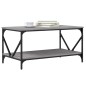 vidaXL Tavolino da Salotto Grigio Sonoma 90x50x45 cm Legno Multistrato