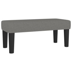 Panca Grigio Scuro 70x30x30 cm in Tessuto