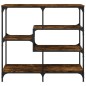 vidaXL Tavolo Consolle Rovere Fumo 103x32x95 cm Legno Multistrato vidaXL Tavolo Consolle Rovere Fumo 103x32x95 cm Legno Multistrato