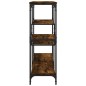 vidaXL Tavolo Consolle Rovere Fumo 103x32x95 cm Legno Multistrato vidaXL Tavolo Consolle Rovere Fumo 103x32x95 cm Legno Multistrato