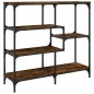 vidaXL Tavolo Consolle Rovere Fumo 103x32x95 cm Legno Multistrato vidaXL Tavolo Consolle Rovere Fumo 103x32x95 cm Legno Multistrato