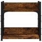 vidaXL Supporto Stampante 2 Livelli Rovere Fumo 40x20x40cm Multistrato vidaXL Supporto Stampante 2 Livelli Rovere Fumo 40x20x40cm Multistrato