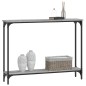 vidaXL Tavolino Consolle Grigio Sonoma 100x22,5x75cm Legno Multistrato vidaXL Tavolino Consolle Grigio Sonoma 100x22,5x75cm Legno Multistrato