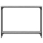 vidaXL Tavolino Consolle Grigio Sonoma 100x22,5x75cm Legno Multistrato vidaXL Tavolino Consolle Grigio Sonoma 100x22,5x75cm Legno Multistrato
